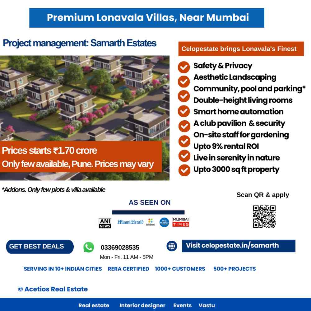 Samarth real estate | Your Own Villa in Lonavala: A Guide to Your Dream Getaway at Lonavala’s Finest