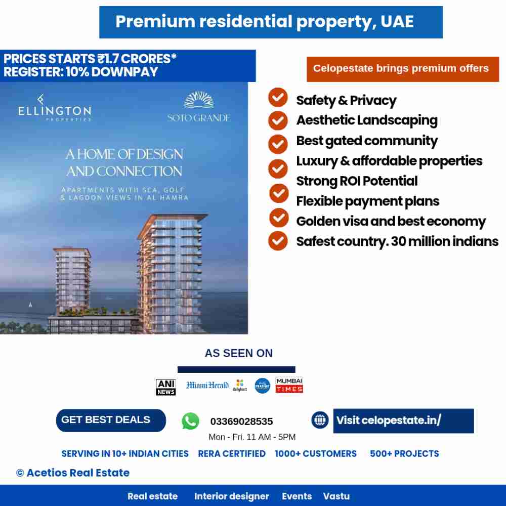 Soto Grande by Ellington Properties: A Bridge to Refined Living, UAE. Completion: Q4 2029 | Only 200 Units available